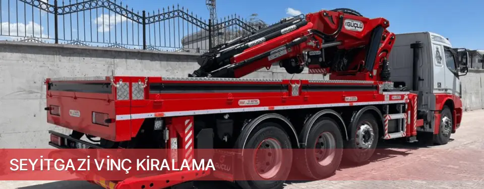 Seyitgazi İlçemi Vinç Kiralama